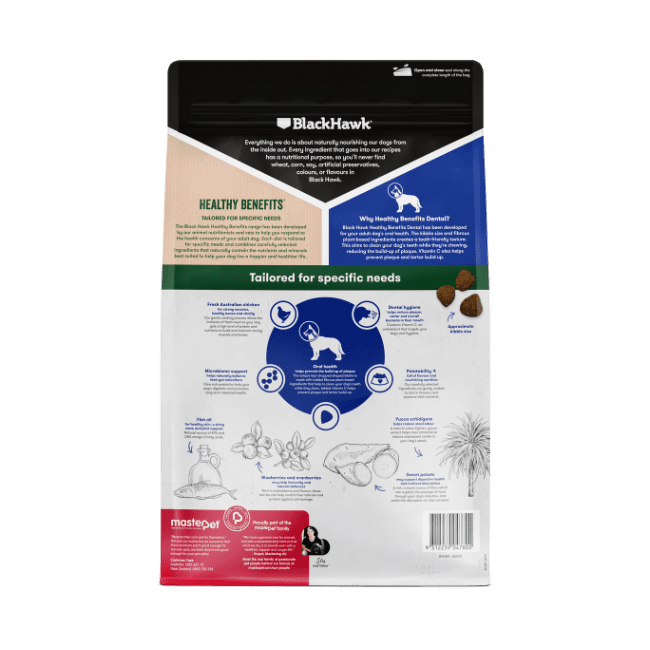 Black Hawk Healthy Benefits Dental Dry Dog Food - Image 2