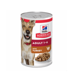 Hill's Science Diet Adult with Turkey Canned Wet Dog Food