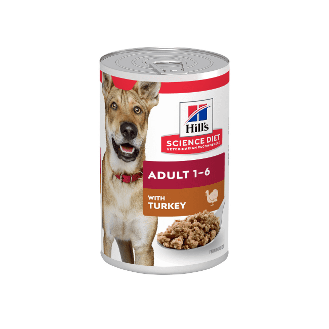 Hill's Science Diet Adult with Turkey Canned Wet Dog Food