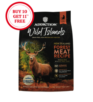 Addiction Wild Islands Ultrahigh Protein Forest Meat Venison-First Dry Cat Food