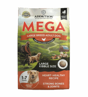 Addiction MEGA Chicken for Large Breed Adult, Complete & Balanced Dry Dog Food