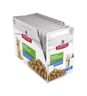 Hill's Science Diet Kitten Ocean Fish Tender Chunks in Gravy Wet Cat Food