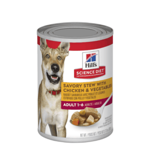 Hill's Science Diet Adult Savoury Stew Chicken & Vegetables Wet Dog Food