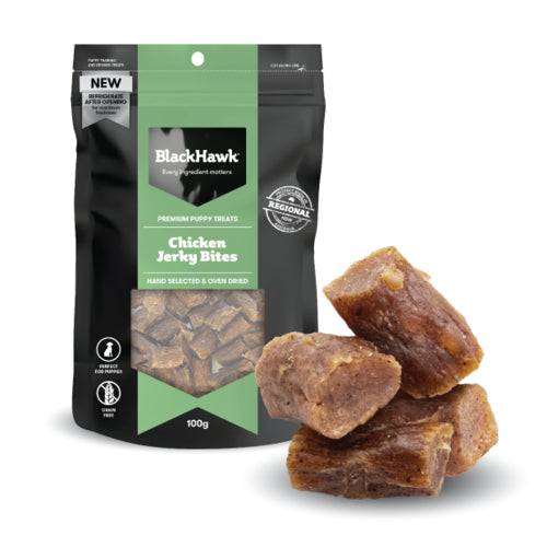 Black Hawk Chicken Jerky Bites for Puppies