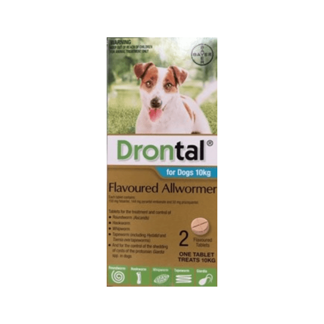 Drontal Flavoured AllWormer for Dogs under 10kg