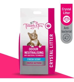 Trouble & Trix Natural Antibacterial Crystal Cat Litter