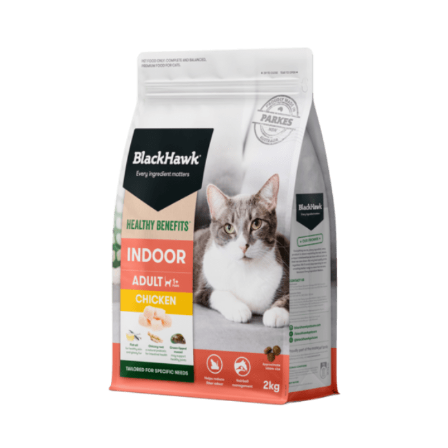 Black Hawk Healthy Benefits Cat Indoor Chicken Dry Food