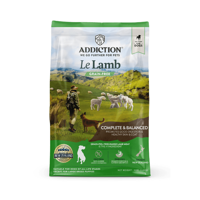 Addiction Le Lamb, Complete & Balanced, Digestive Health Dry Dog Food