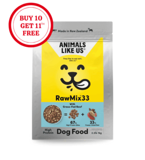 Animals Like Us RawMix33 with New Zealand Grass-Fed Beef