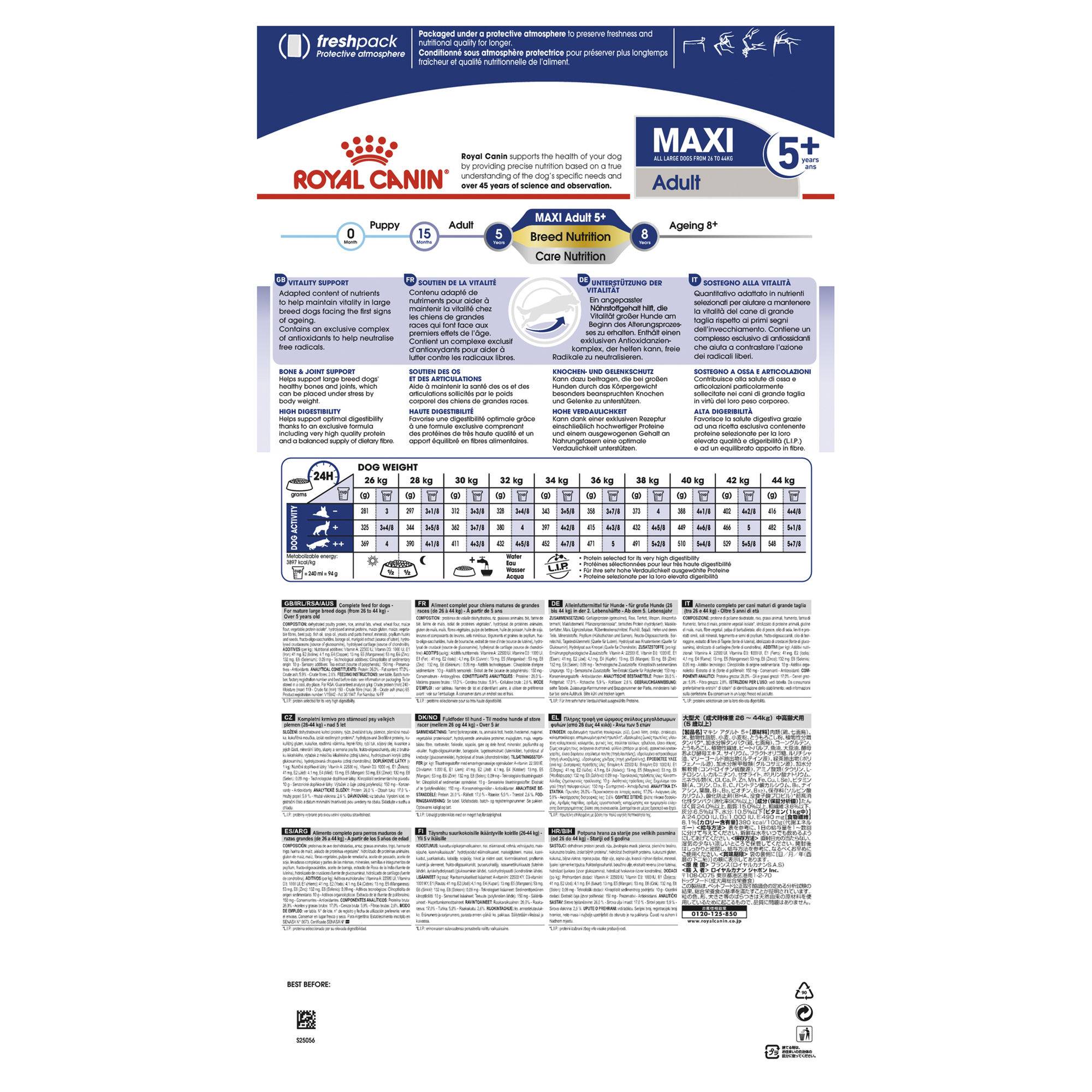 Royal Canin Senior Maxi Adult 5+ Dry Food - Image 2