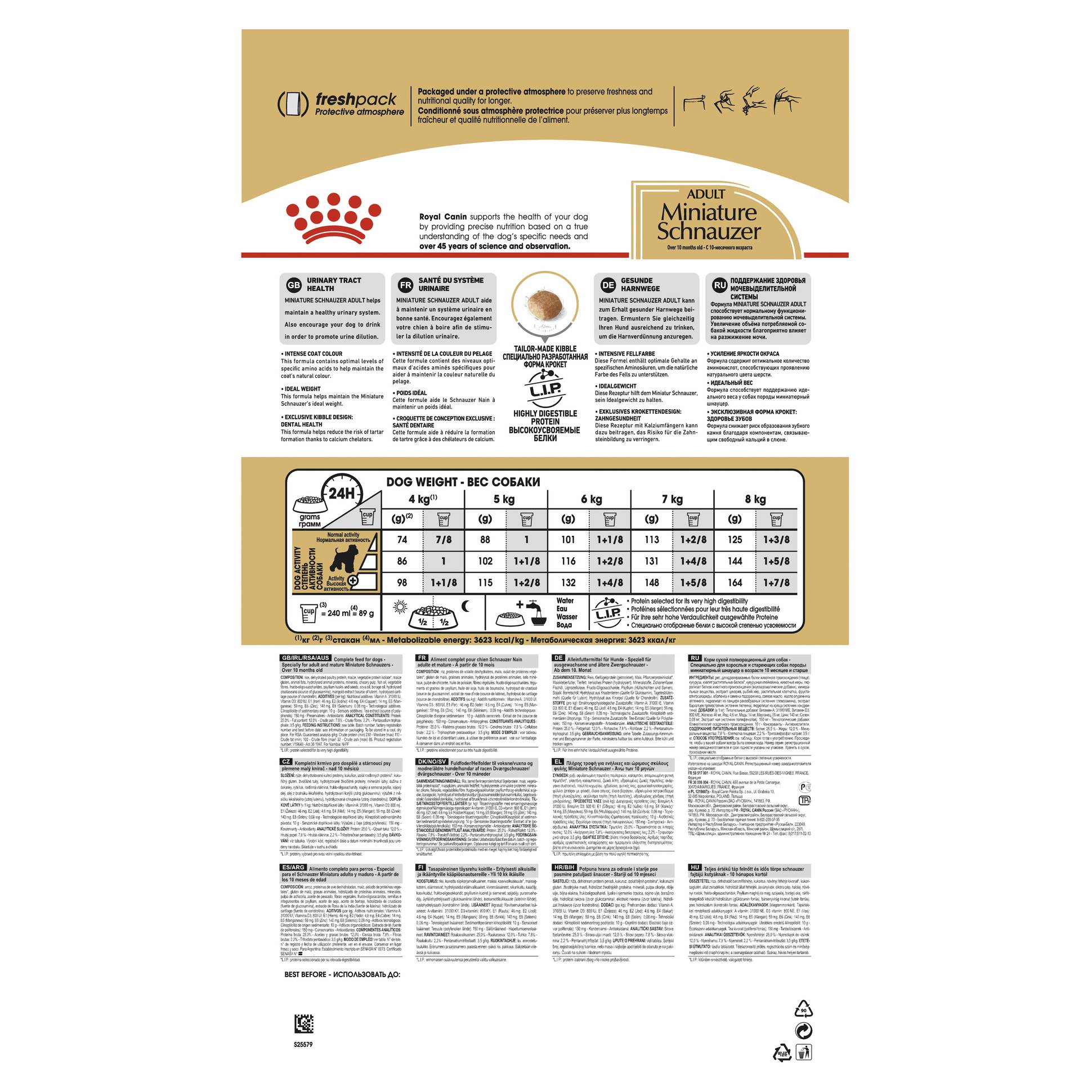Royal Canin Miniature Schnauzer Adult Dry Food - Image 2