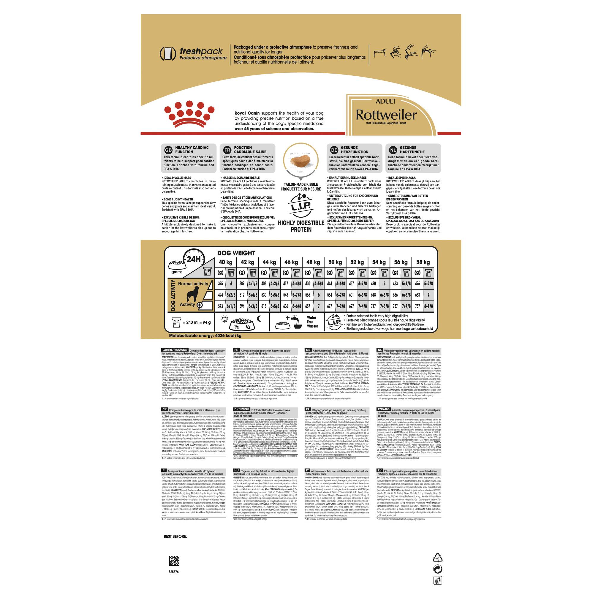 Royal Canin Rottweiler Adult Dry Food - Image 2
