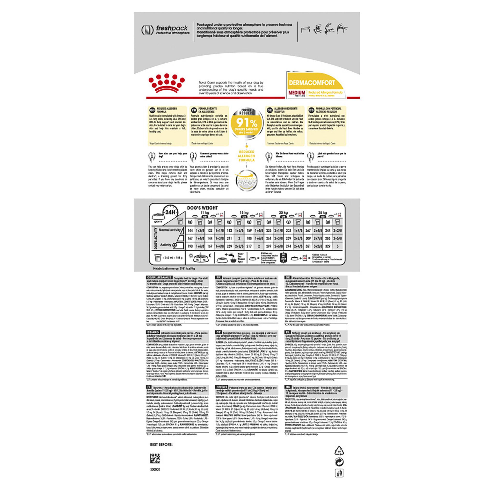 Royal Canin Medium Dermacomfort Dry Dog Food - Image 2