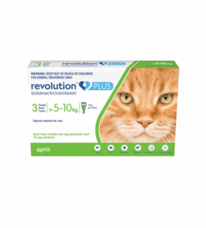 Revolution Plus Flea Treatment for Cats from 5kg - 10kg