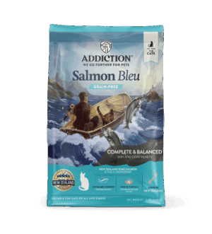 Addiction Salmon Bleu Cat, Complete & Balanced, Skin & Coat Dry Cat Food