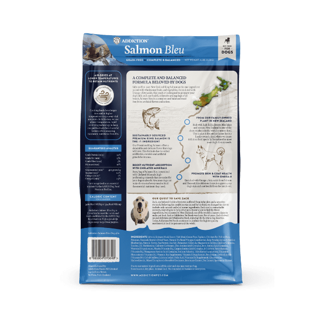 Addiction Salmon Bleu, Complete & Balanced, Skin & Coat Dry Dog Food - Image 2