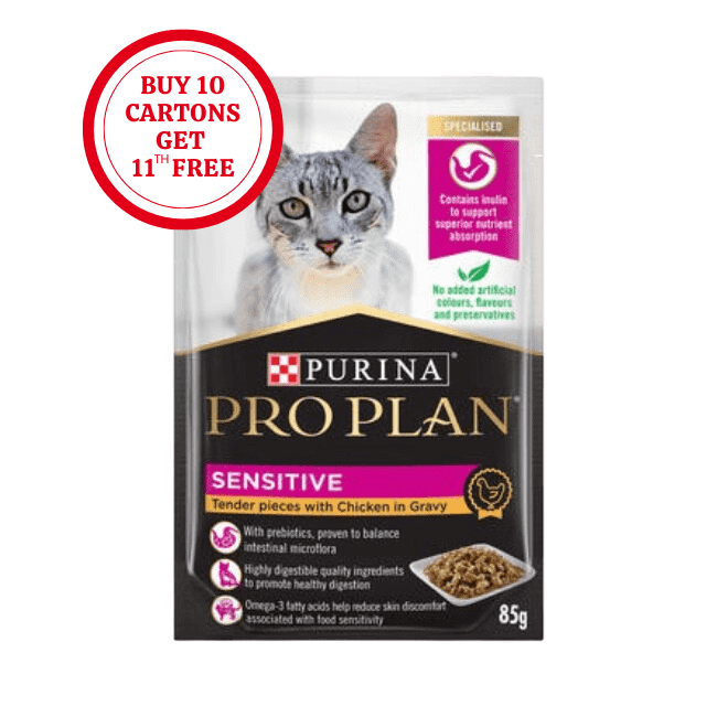 Pro Plan Adult Wet Cat Sensitive Chicken in Gravy
