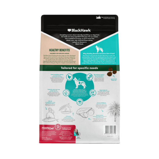 Black Hawk Healthy Benefits Sensitive Skin & Gut Dry Dog Food - Image 2