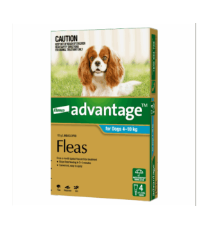 Advantage™ Flea Treatment for Dogs 4kg - 10kg, 4 Pack