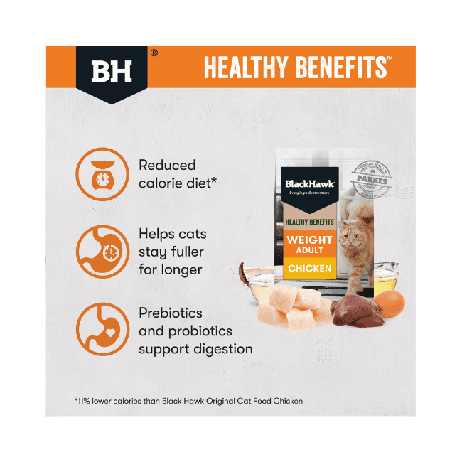 Black Hawk Healthy Benefits Cat Weight Management Chicken Dry Food - Image 3