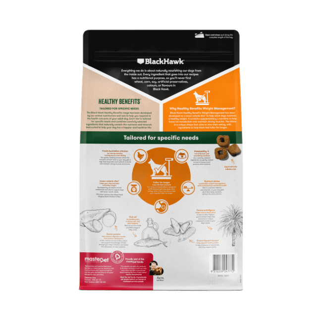 Black Hawk Healthy Benefits Weight Management Dry Dog Food - Image 2