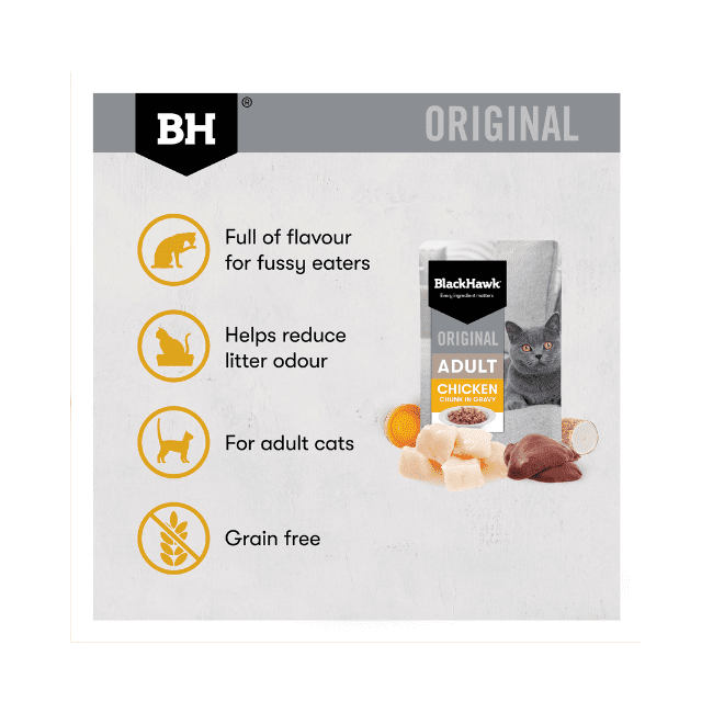 Black Hawk Original Cat Chicken in Gravy - Image 3