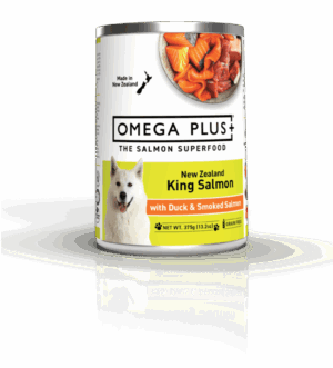 Omega Plus Dog King Salmon with Duck and Smoked Salmon Wet Dog Food