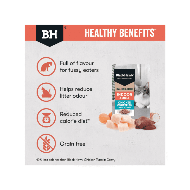 Black Hawk Healthy Benefits Cat Indoor Chicken Dry Food - Image 2