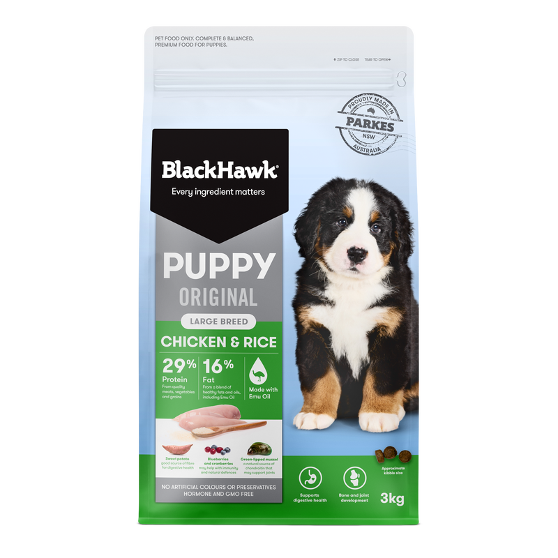 Black Hawk Puppy Large Breed Chicken & Rice - Image 2